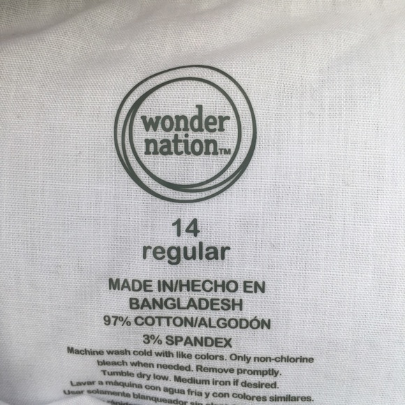 Size 14 Wonder Nation slacks - Picture 4 of 4